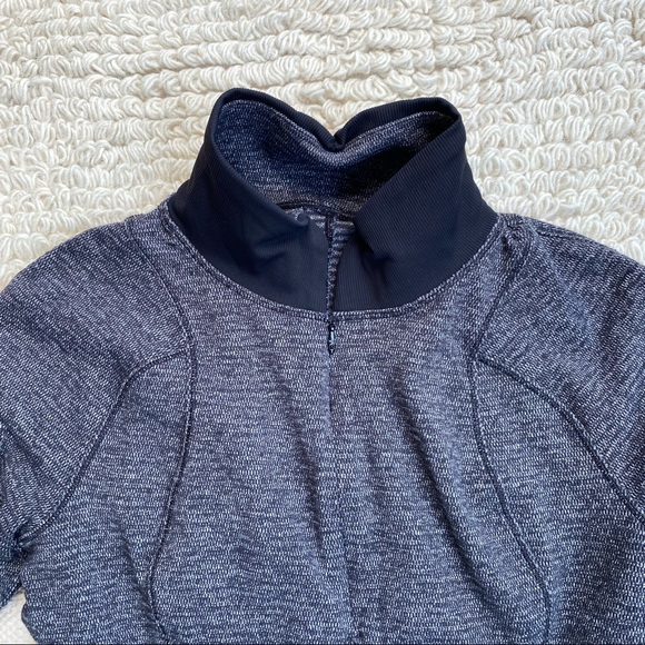 LULULEMON mini check black Runderful half zip pullover 10 - Picture 2 of 12